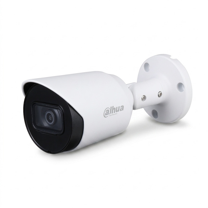دوربین مداربسته آنالوگ بیرونی داهوا مدل DH-HAC-HFW1200TP با کیفیت تصویر 1080P، لنز ثابت، دید در شب تا 30 متر، فناوری Smart IR و استاندارد ضدآب IP67