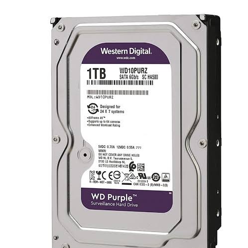 هارد اینترنال وسترن دیجیتال بنفش 1TB